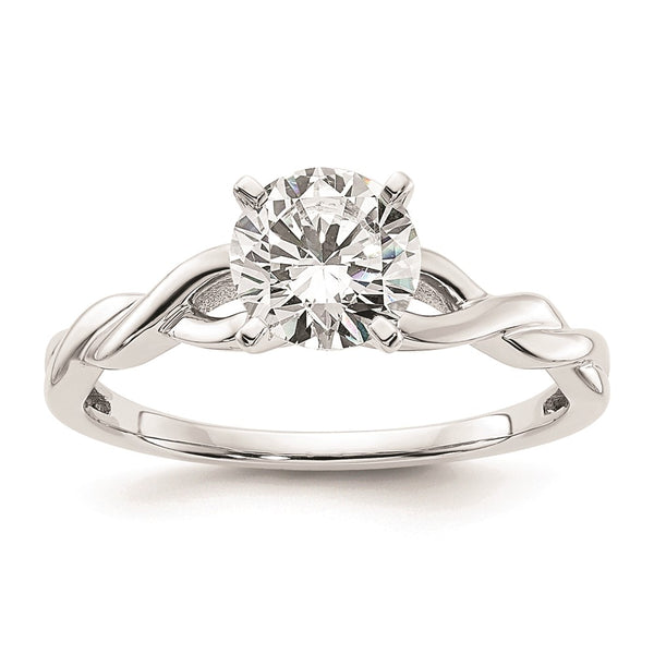14K White Gold 3/4 Carat Engagement Ring Setting - Style GR1-1030555