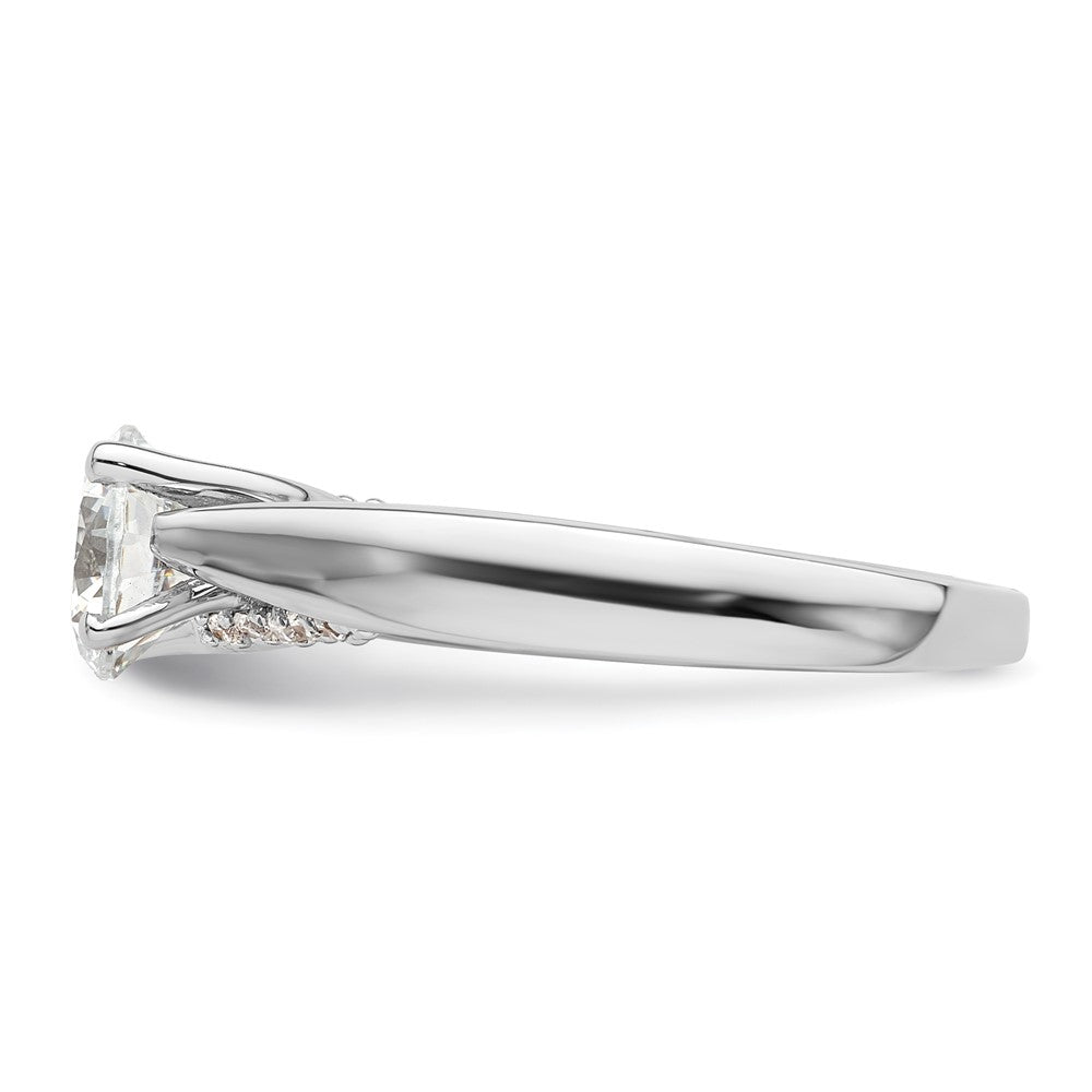 Buy 14K White Gold Semi-Mount Engagement Ring for 1.25 Carat Stone - Stylish Value!