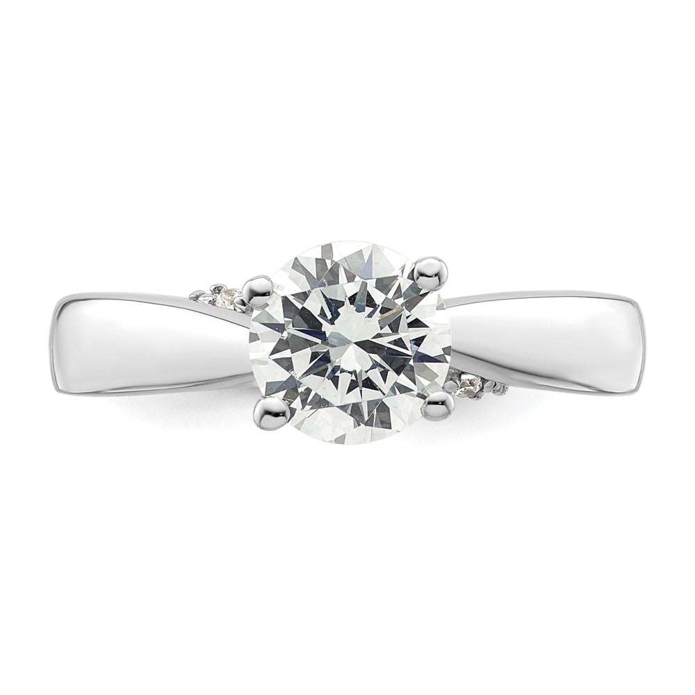 Buy 14K White Gold Semi-Mount Engagement Ring for 1.25 Carat Stone - Stylish Value!