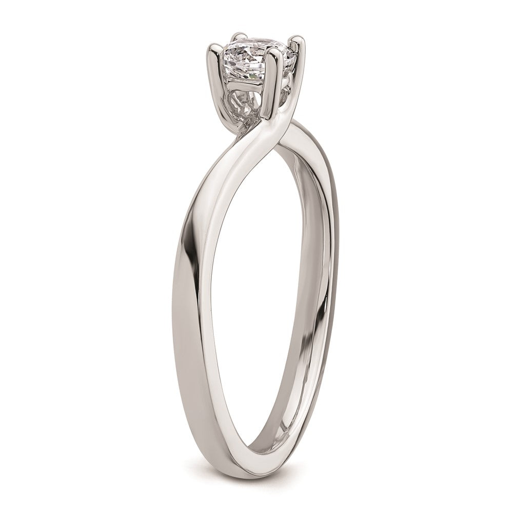 Buy Exclusive 14K White Gold 1/3 Carat Round Engagement Ring Setting