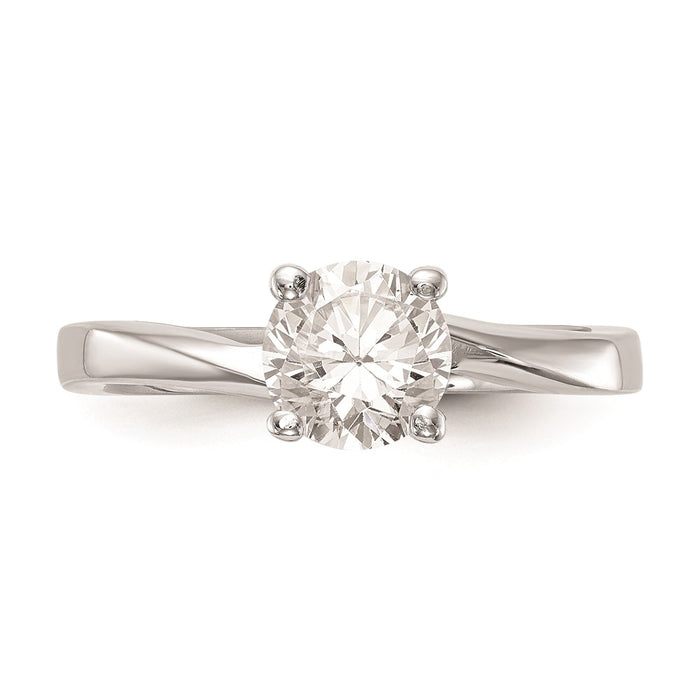 High-Quality 14K White Gold 1 Carat Engagement Ring Setting - Stylish & Affordable-4