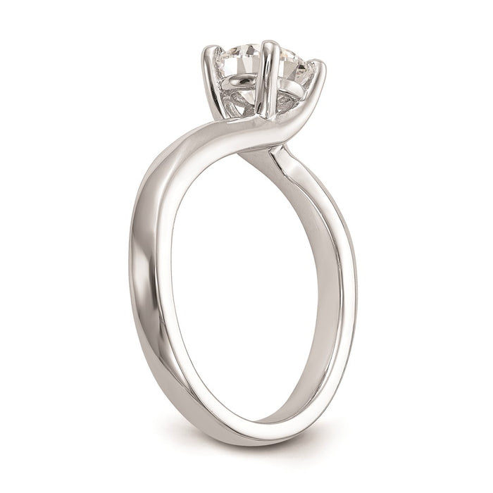 High-Quality 14K White Gold 1 Carat Engagement Ring Setting - Stylish & Affordable-6
