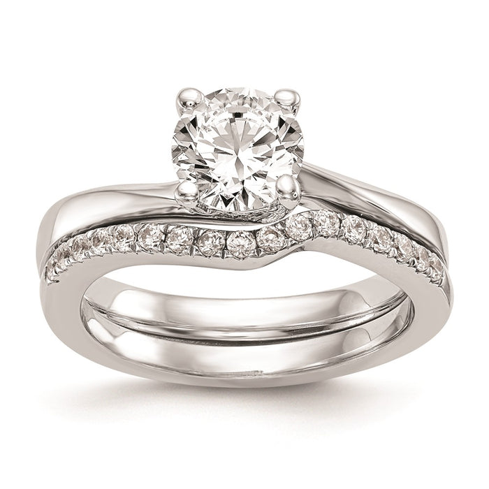 High-Quality 14K White Gold 1 Carat Engagement Ring Setting - Stylish & Affordable-7