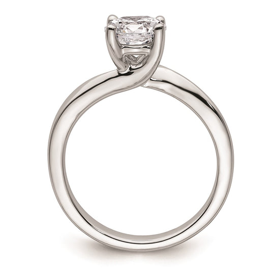Buy Exclusive 14K White Gold 1.25 Carat Round Solitaire Engagement Ring Setting