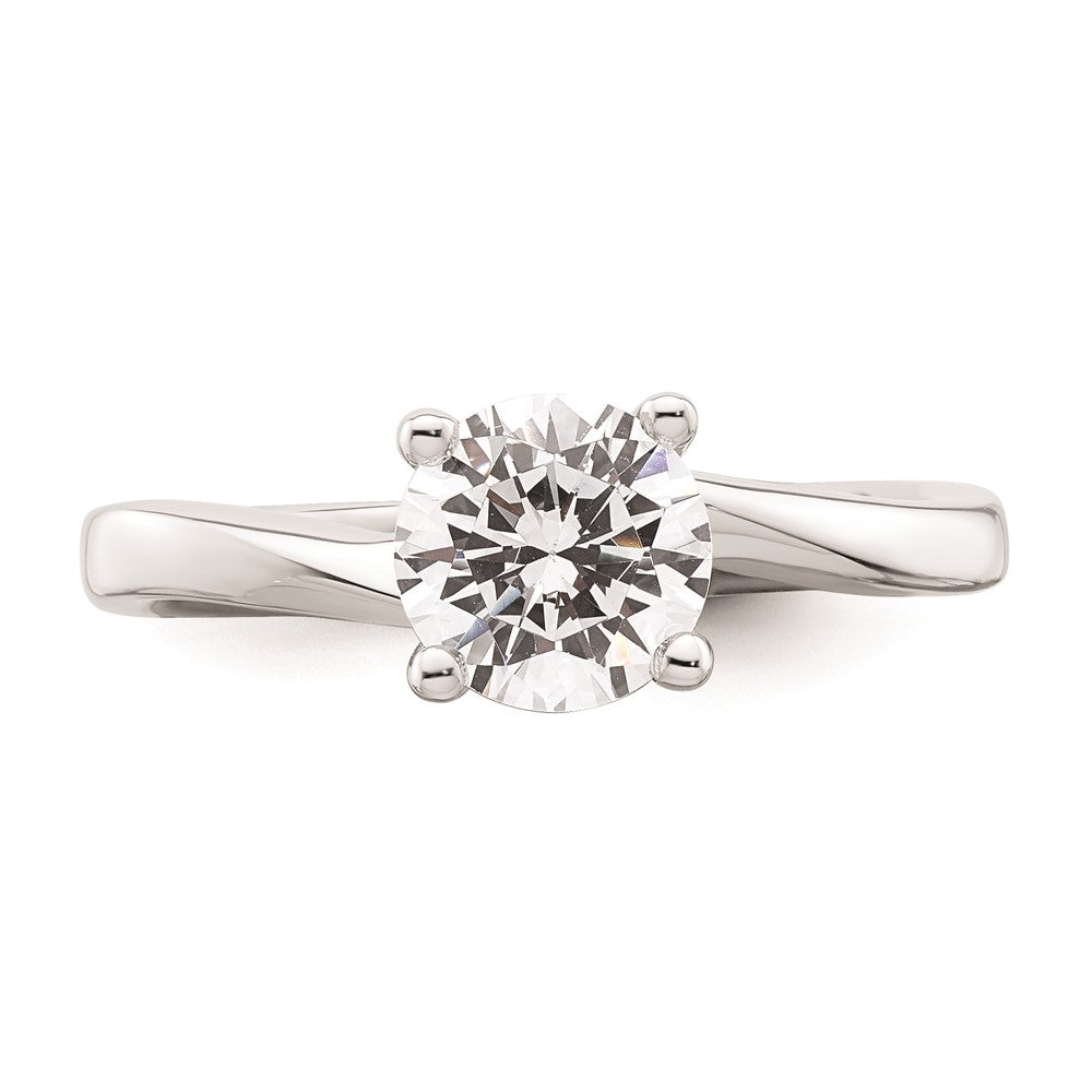 Buy Exclusive 14K White Gold 1.25 Carat Round Solitaire Engagement Ring Setting