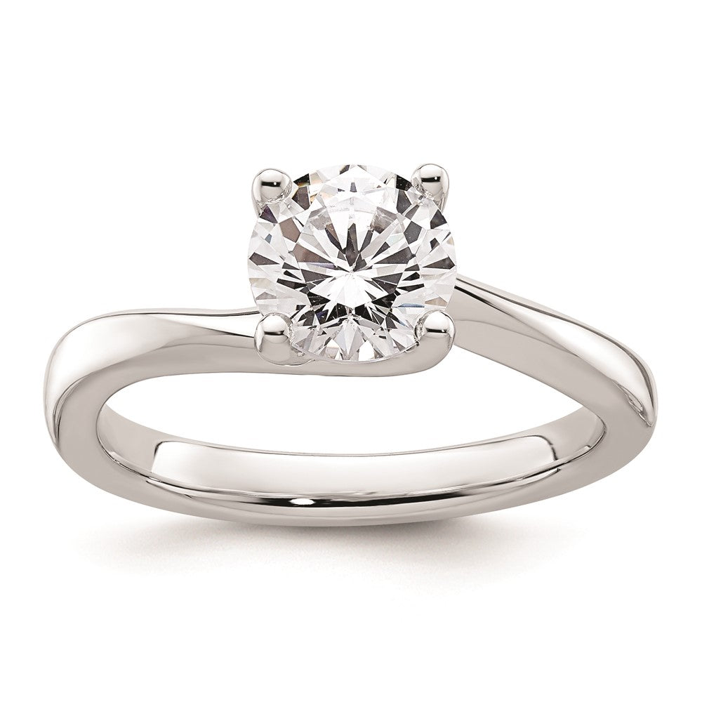 Buy Exclusive 14K White Gold 1.25 Carat Round Solitaire Engagement Ring Setting
