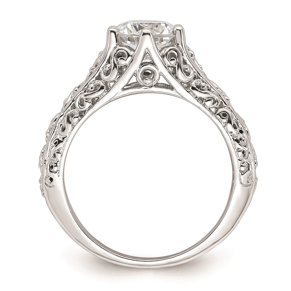 Buy Exclusive 14K White Gold Vintage Engagement Ring - 1.25 Carat Value