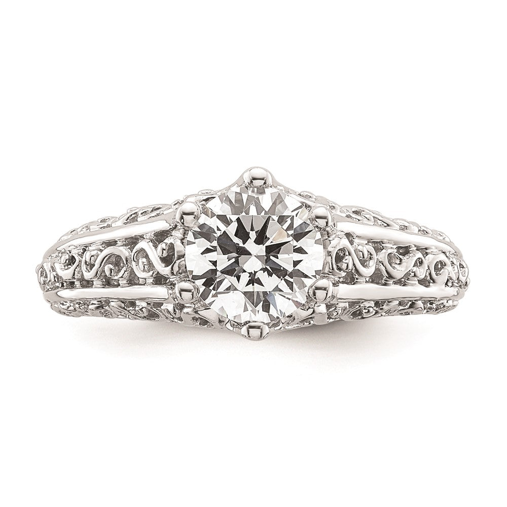 Buy Exclusive 14K White Gold Vintage Engagement Ring - 1.25 Carat Value