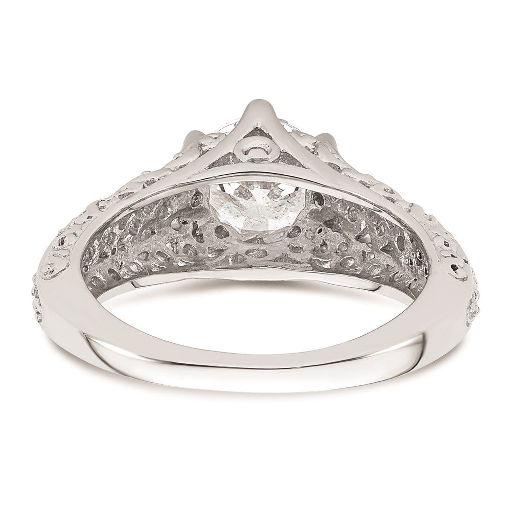 Buy Exclusive 14K White Gold Vintage Engagement Ring - 1.25 Carat Value