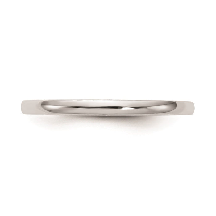 Buy Stylish 14K White Gold Wedding Ring - Sleek Polished Design, Affordable Price-4
