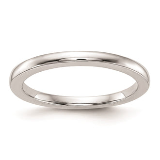 Buy Stylish 14K White Gold Wedding Ring - Sleek Polished Design, Affordable Price
