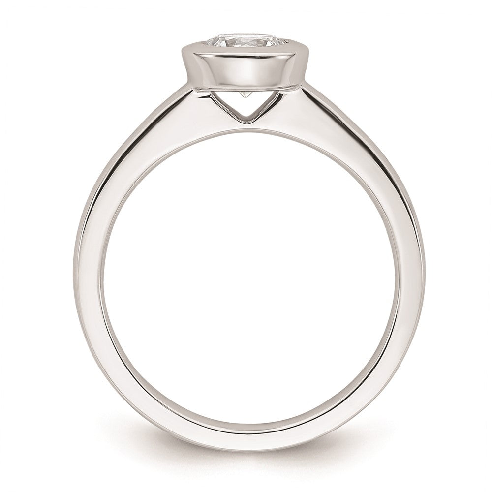 High-Quality 14K White Gold Engagement Ring Mounting - 3/4 Carat Value Deal