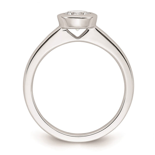 High-Quality 14K White Gold Engagement Ring Mounting - 3/4 Carat Value Deal
