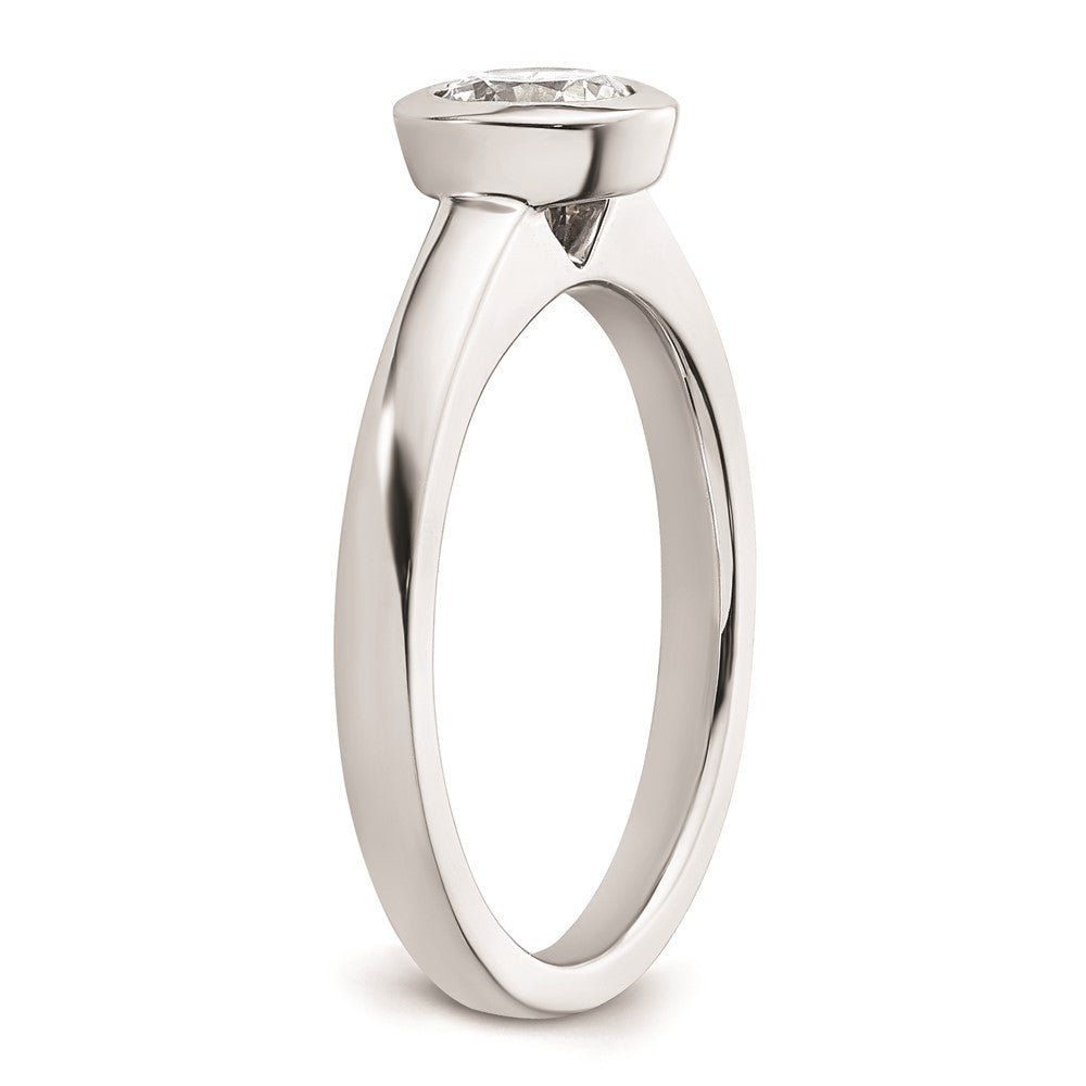 High-Quality 14K White Gold Engagement Ring Mounting - 3/4 Carat Value Deal
