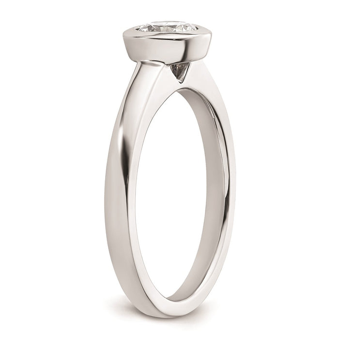 High-Quality 14K White Gold Engagement Ring Mounting - 3/4 Carat Value Deal-6