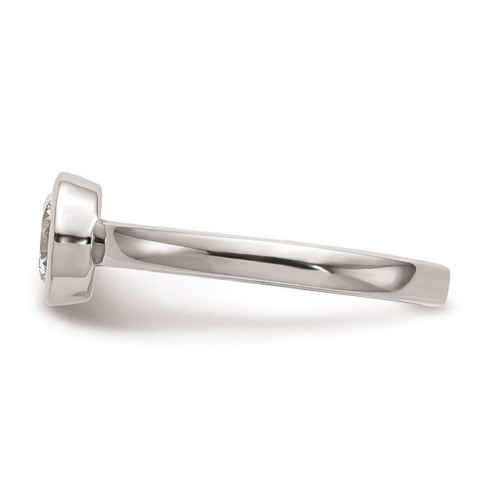 Buy Exclusive 14K White Gold 1 Carat Solitaire Engagement Ring - Stylish Design-3