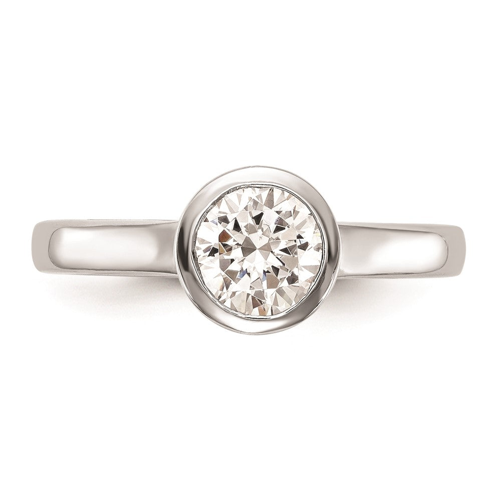 Buy Exclusive 14K White Gold 1 Carat Solitaire Engagement Ring - Stylish Design