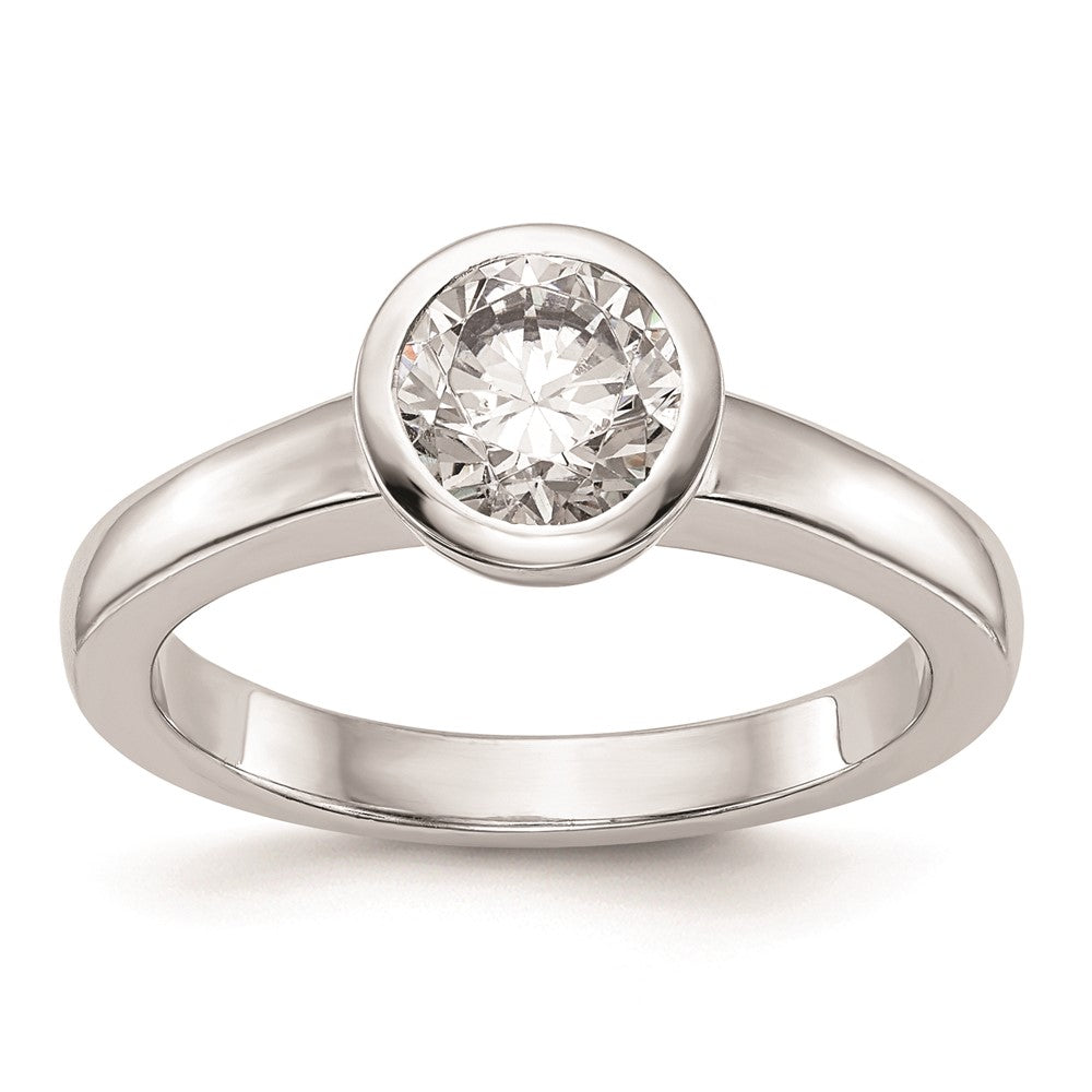 Buy Exclusive 14K White Gold 1 Carat Solitaire Engagement Ring - Stylish Design