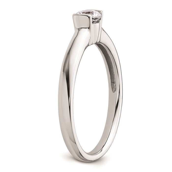 Order Stylish 14K White Gold 1/3 Carat Engagement Ring Setting (4.50mm)-6