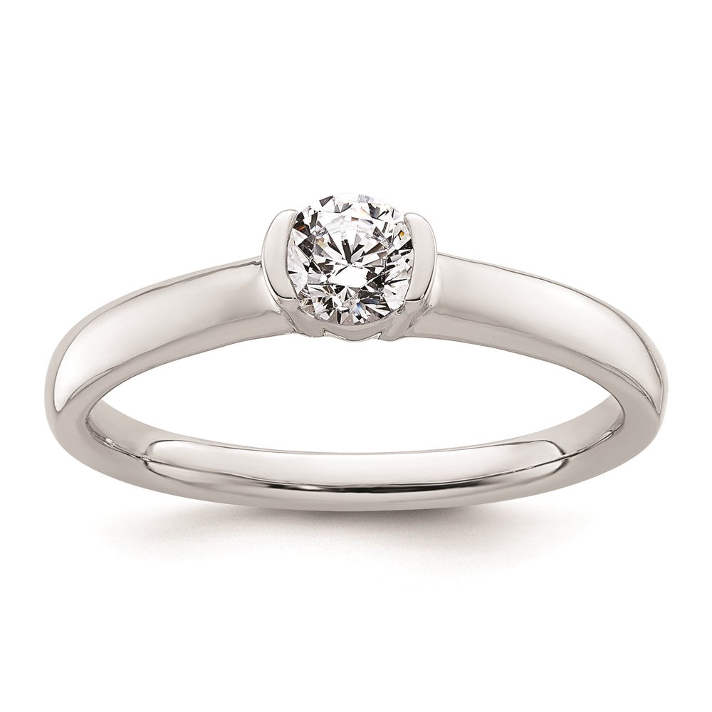 Order Stylish 14K White Gold 1/3 Carat Engagement Ring Setting (4.50mm)