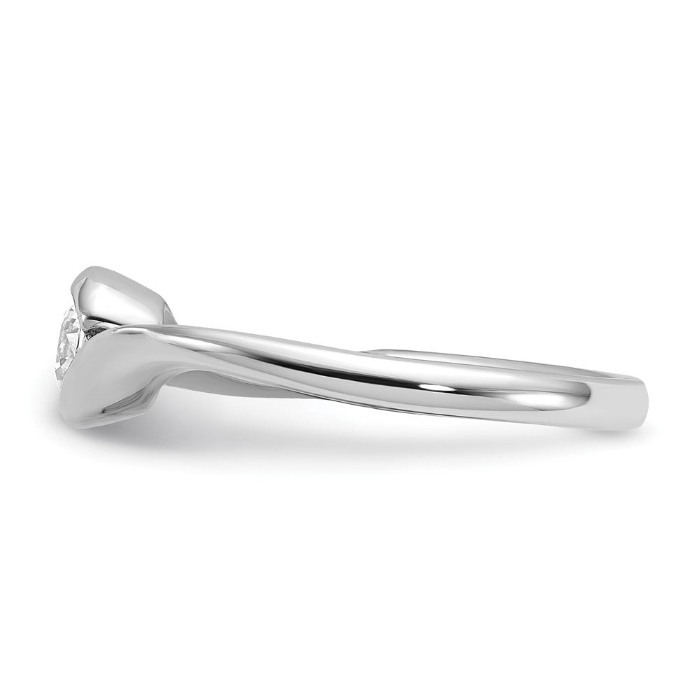 High-Quality 14K White Gold 1/3 Carat Engagement Ring Setting - Stylish & Affordable!