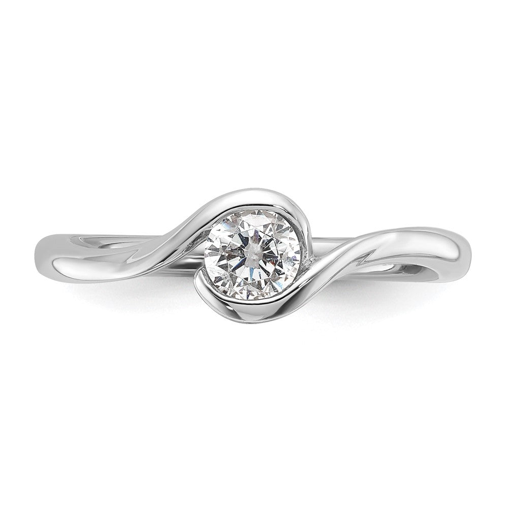 High-Quality 14K White Gold 1/3 Carat Engagement Ring Setting - Stylish & Affordable!