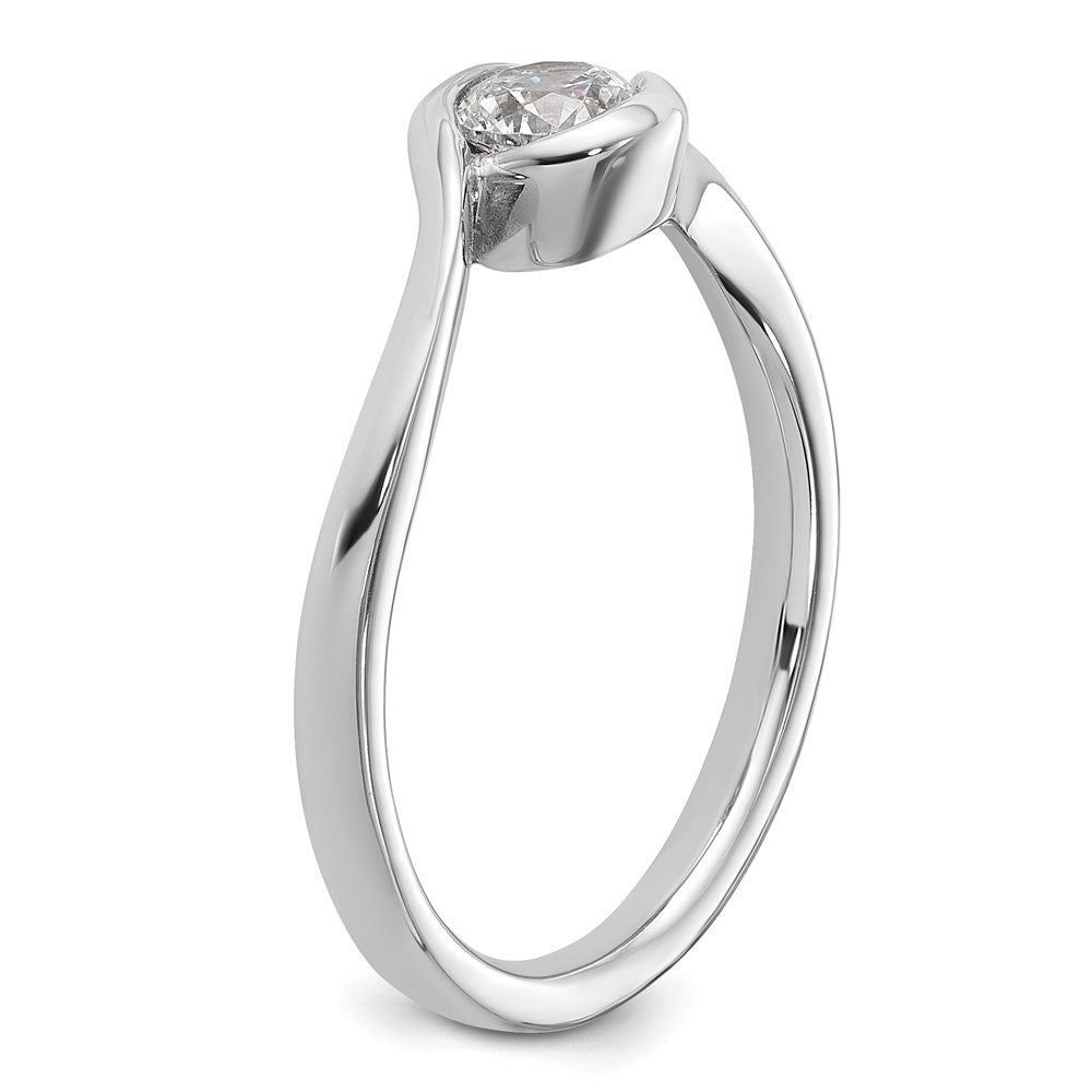 High-Quality 14K White Gold 1/3 Carat Engagement Ring Setting - Stylish & Affordable!