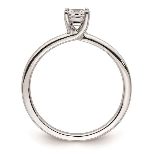 Buy Stylish 14K White Gold 1/4 Carat Princess Cut Engagement Ring Setting