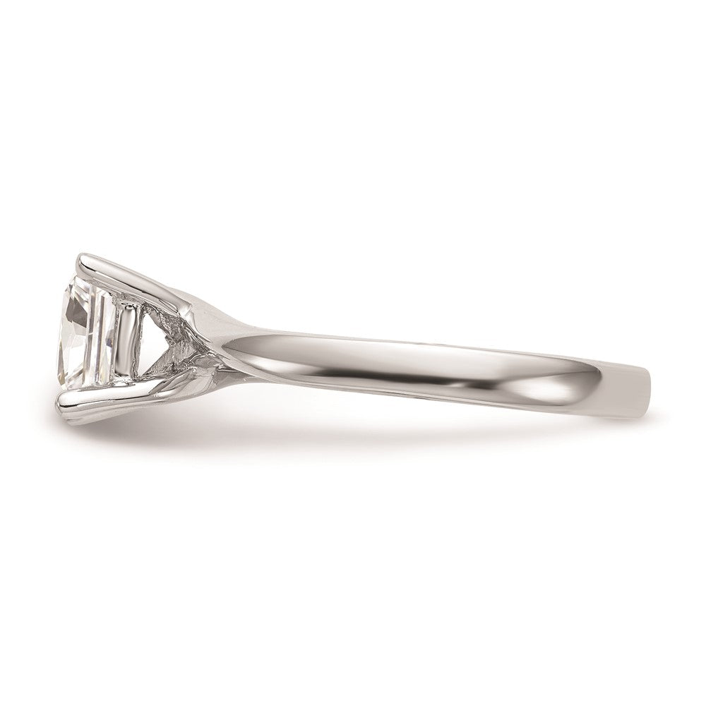 Buy Stylish 14K White Gold 1 Carat Princess Cut Engagement Ring Setting