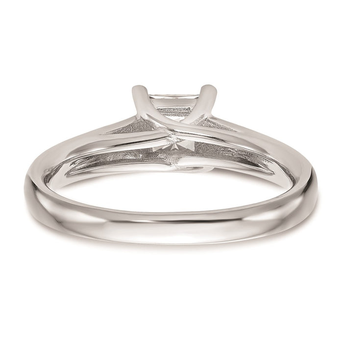 Buy Exclusive 14K White Gold 1 Carat Square Princess Cut Engagement Ring-5