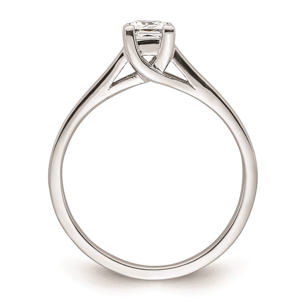 Buy 14K White Gold 1/3 Carat V-End Princess Engagement Ring Setting