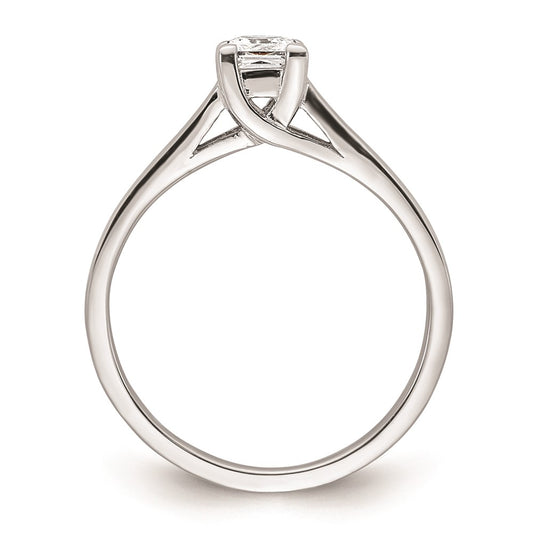 Buy 14K White Gold 1/3 Carat V-End Princess Engagement Ring Setting