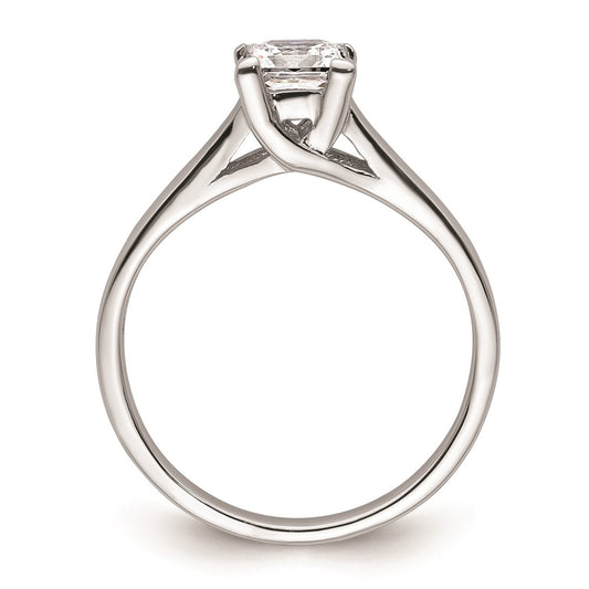 Buy Stylish 14K White Gold 1/2 Carat V-End Princess Engagement Ring Setting