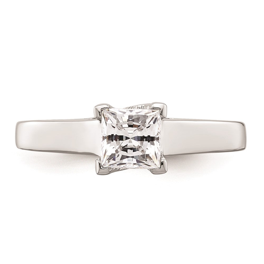 Buy Stylish 14K White Gold 1/2 Carat V-End Princess Engagement Ring Setting