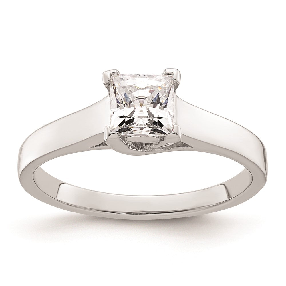 Buy Stylish 14K White Gold 1/2 Carat V-End Princess Engagement Ring Setting