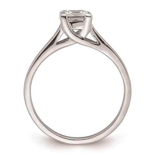 Buy Exclusive 14K White Gold 3/4 Carat Princess Cut Engagement Ring Setting
