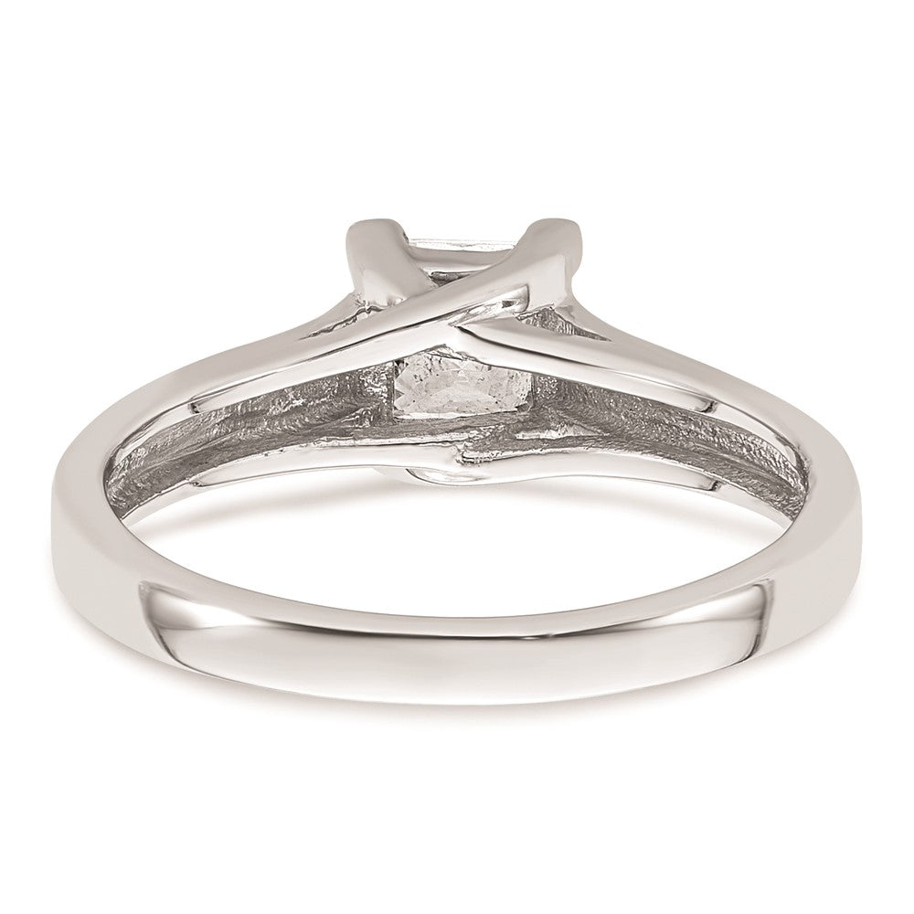 Buy Exclusive 14K White Gold 3/4 Carat Princess Cut Engagement Ring Setting