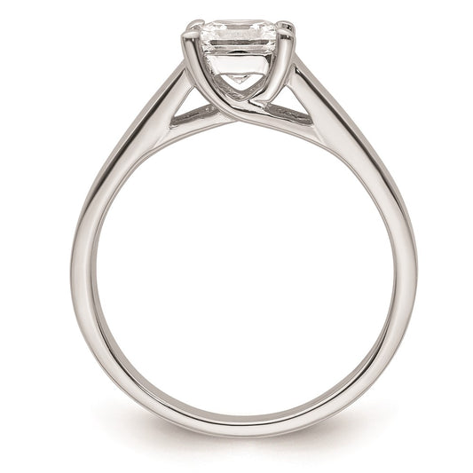 Buy Exclusive 14K White Gold 3/4 Ct Princess Cut Solitaire Engagement Ring