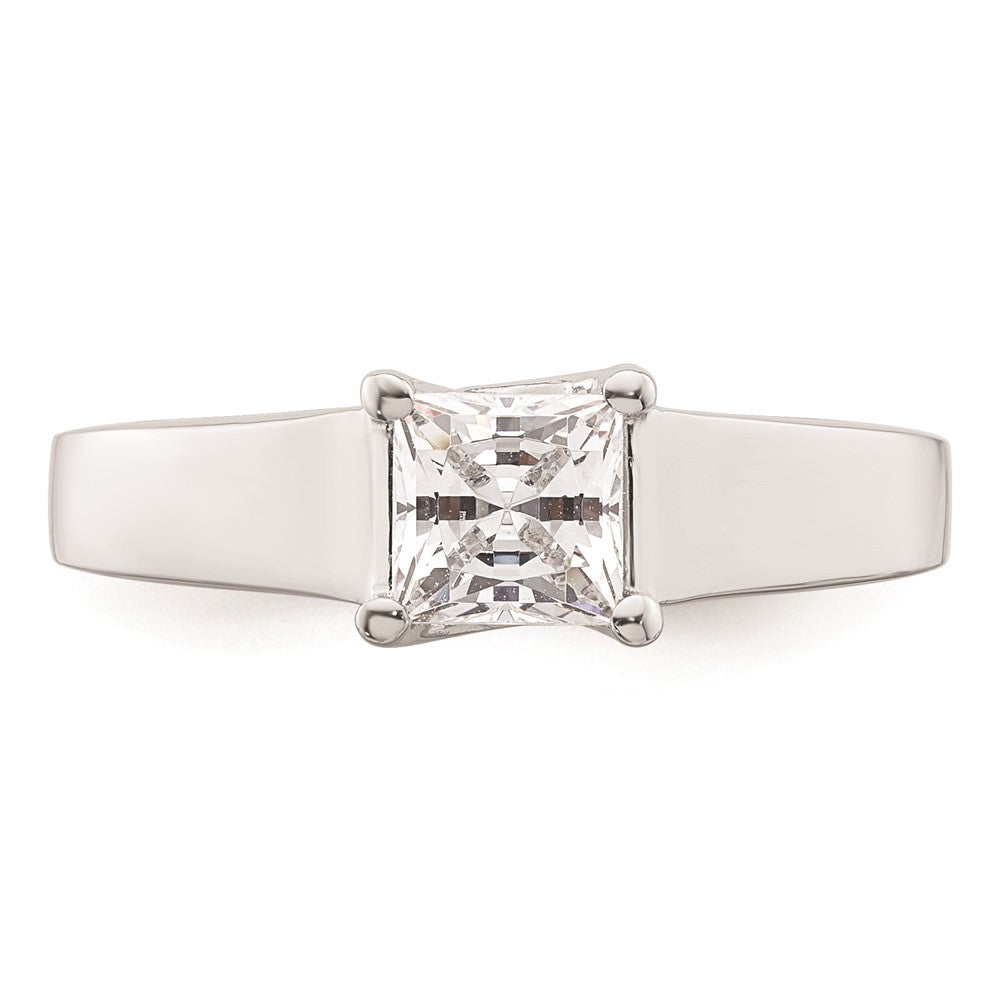 Buy Exclusive 14K White Gold 3/4 Ct Princess Cut Solitaire Engagement Ring
