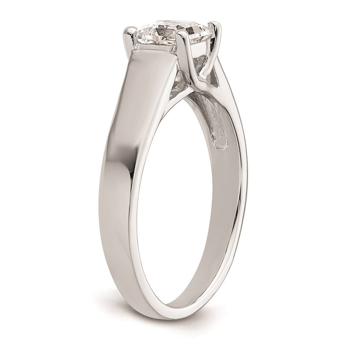 Buy Exclusive 14K White Gold 3/4 Ct Princess Cut Solitaire Engagement Ring-6