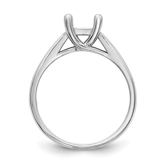 High-Quality 14K White Gold 1 Carat Princess Cut Engagement Ring - Stylish Value