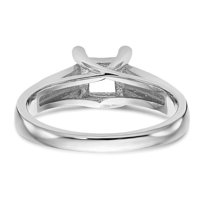 High-Quality 14K White Gold 1 Carat Princess Cut Engagement Ring - Stylish Value-5