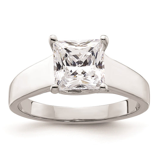 Buy Exclusive 14K White Gold 1.5 Carat Princess Cut Engagement Ring Setting