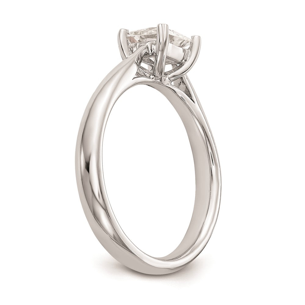 Buy Stylish 14K White Gold 1/2 Carat Princess Cut Engagement Ring Setting