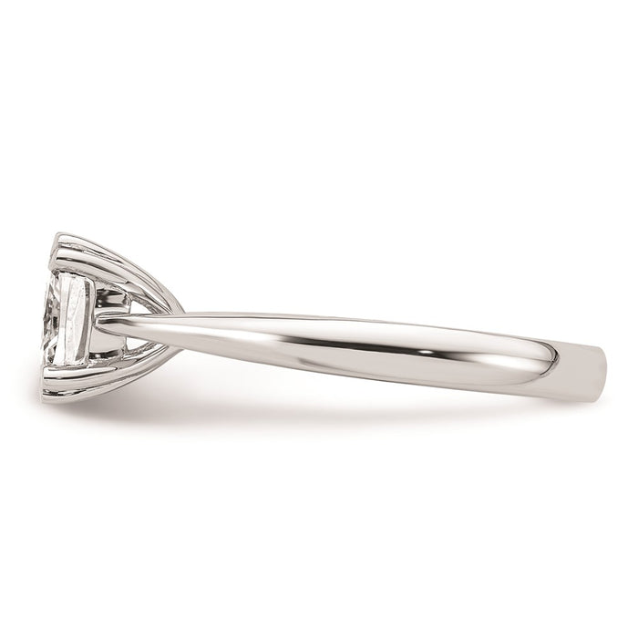 Buy Stylish 14K White Gold 1.75 Carat Cushion-Cut Engagement Ring Setting-3