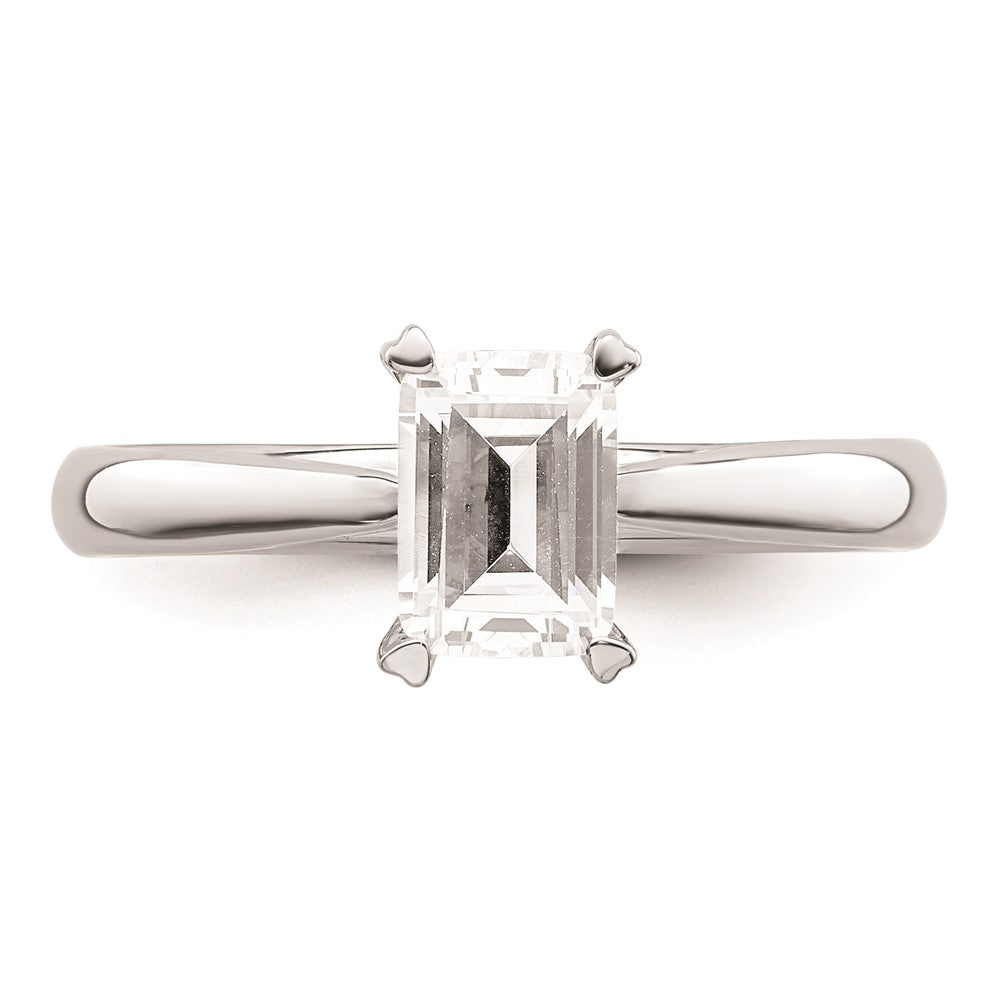 Buy 14K White Gold 3/4 Carat Emerald-Cut Engagement Ring - Stylish & Affordable!