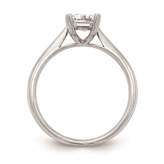 Buy Exclusive 14K White Gold 1 Carat Emerald-Cut Engagement Ring Setting
