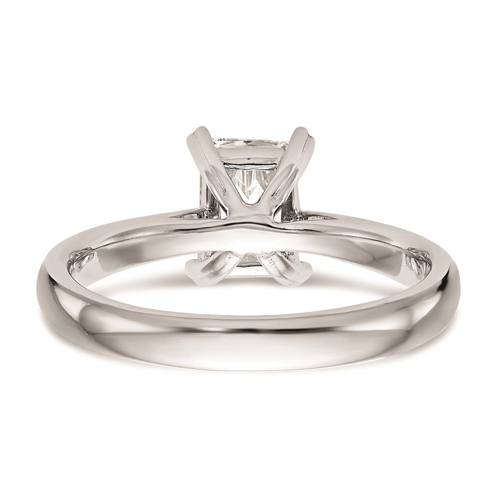 Buy Exclusive 14K White Gold 1 Carat Emerald-Cut Engagement Ring Setting