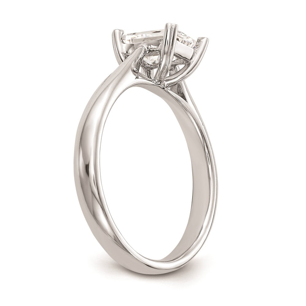 Buy Exclusive 14K White Gold 1 Carat Emerald-Cut Engagement Ring Setting