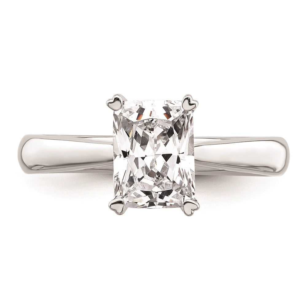 Buy Exclusive 14K White Gold 1.25 Carat Emerald-Cut Engagement Ring - Stylish Design!